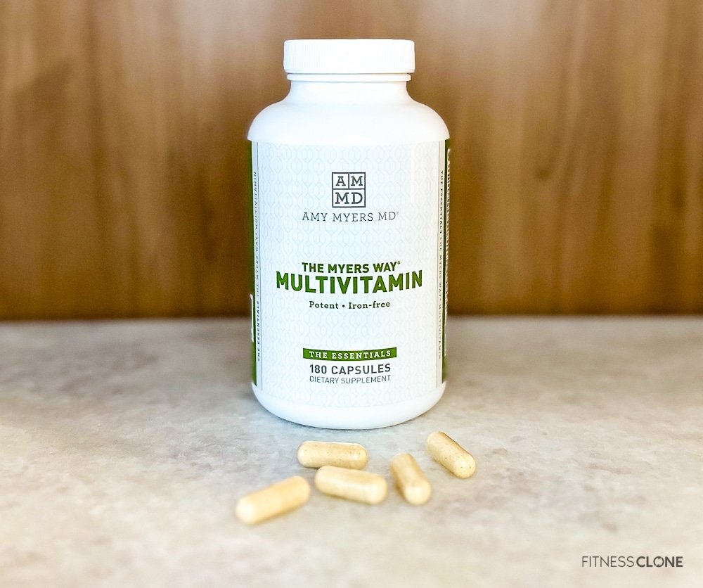 The Myers Way Multivitamin Bottle And Pills