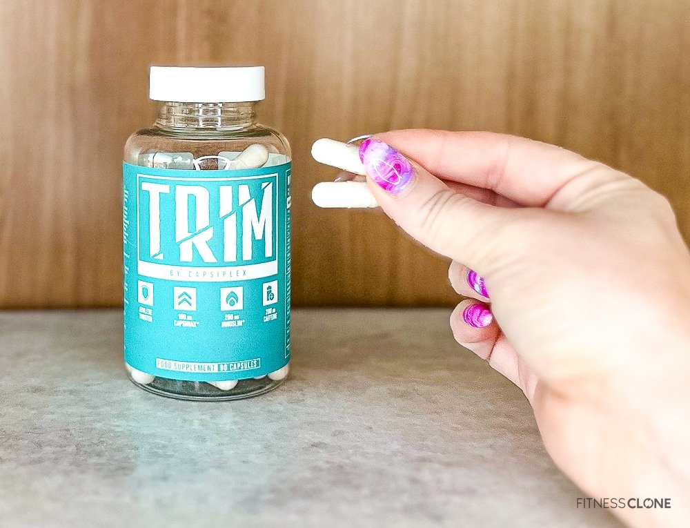 Capsiplex Trim Pills In Hand