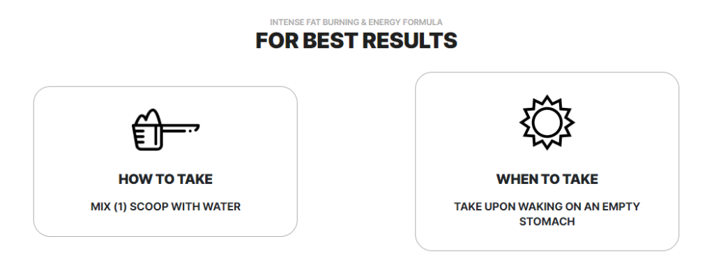 doubletap fat burner how to take