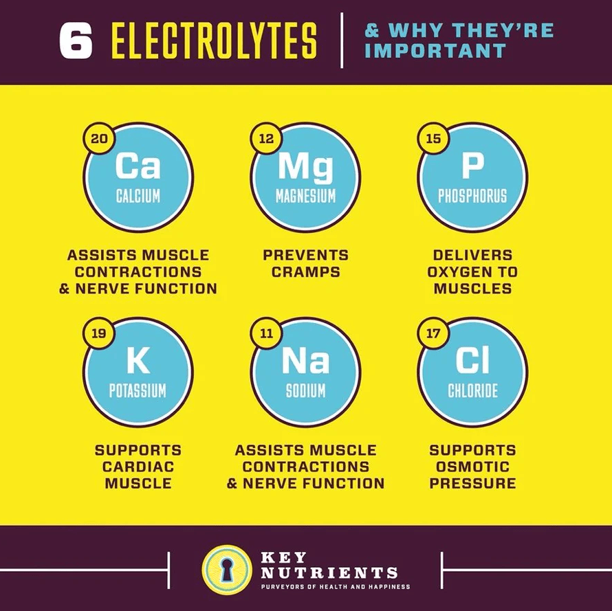key nutrients electrolyte recovery plus benefit