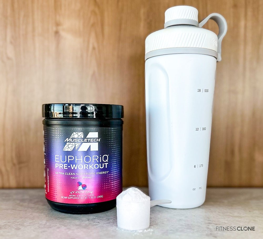 MuscleTech EuphoriQ Bottle And Shaker