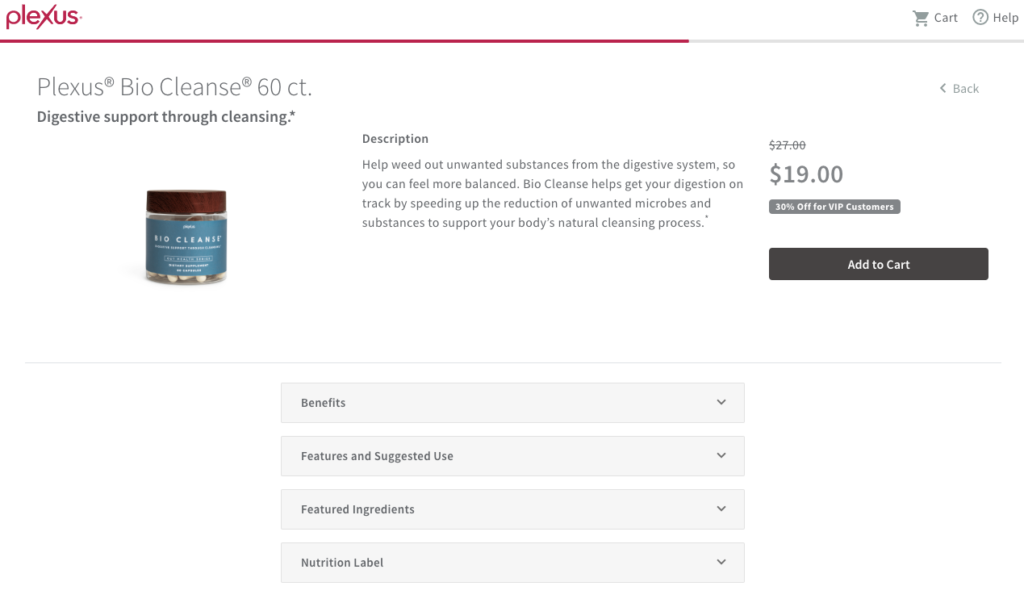 Plexus Bio Cleanse Website