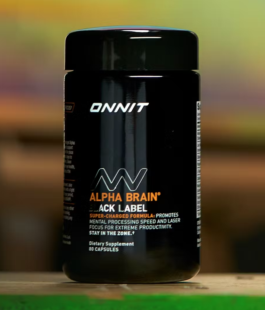 Alpha Brain Black Label Bottle